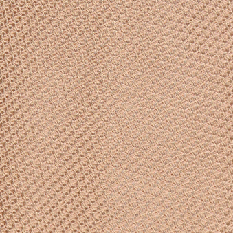 Krawatte - Grenadine uni fine – Beige