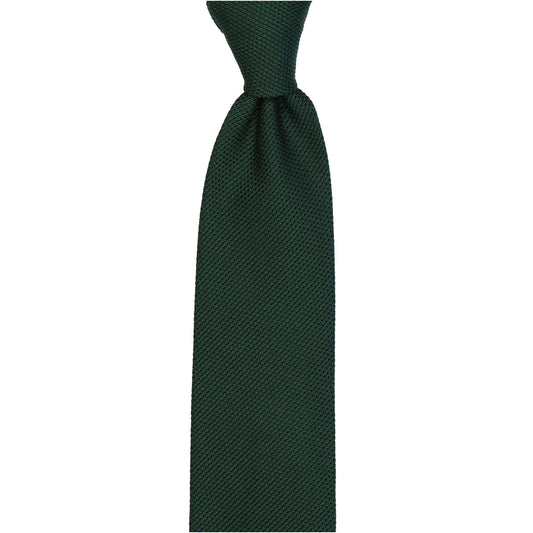 Krawatte - Grenadine Uni fine – Verde abete