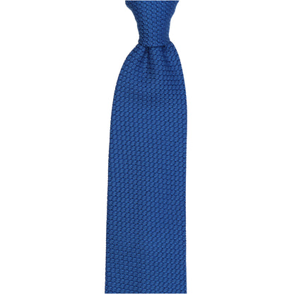 Krawatte - Grenadine Uni grande – blu reale