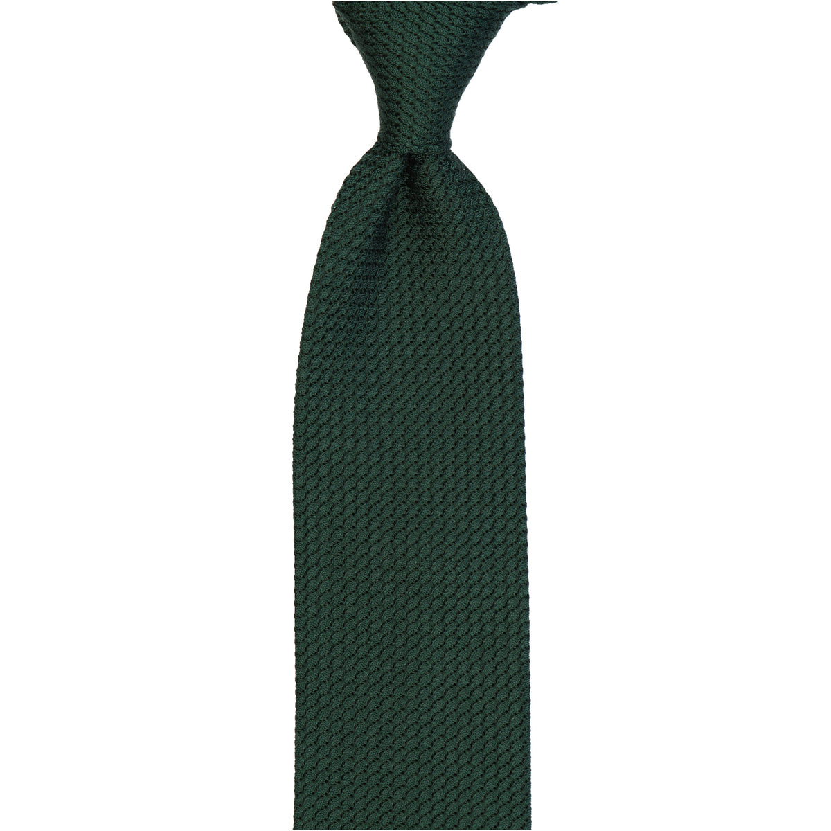 Krawatte - Grenadine Uni grande - Verde abete