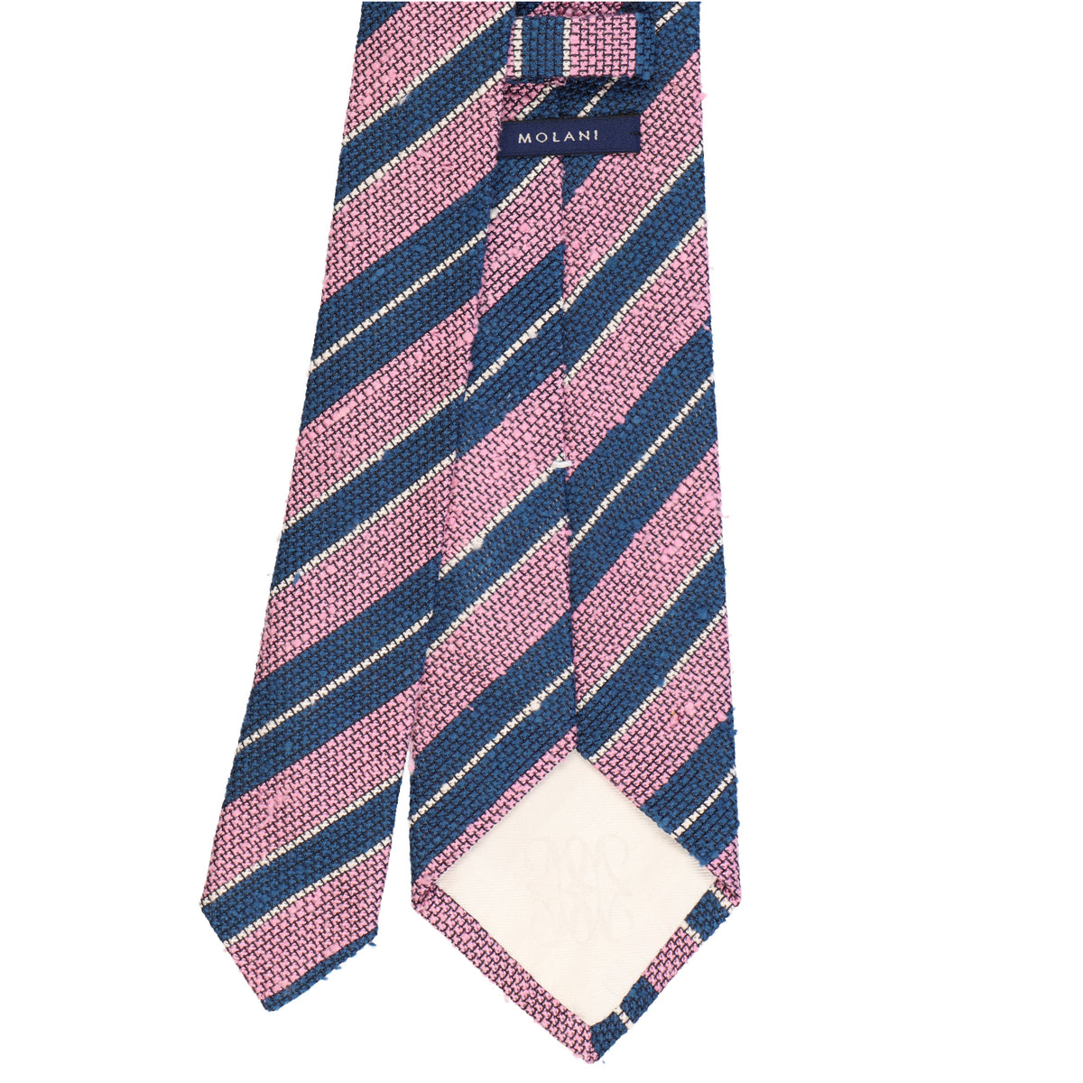 Krawatte - Grenadine riga – lavenda & blu navy