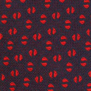 Krawatte - Grenadine solare - rosso & blu