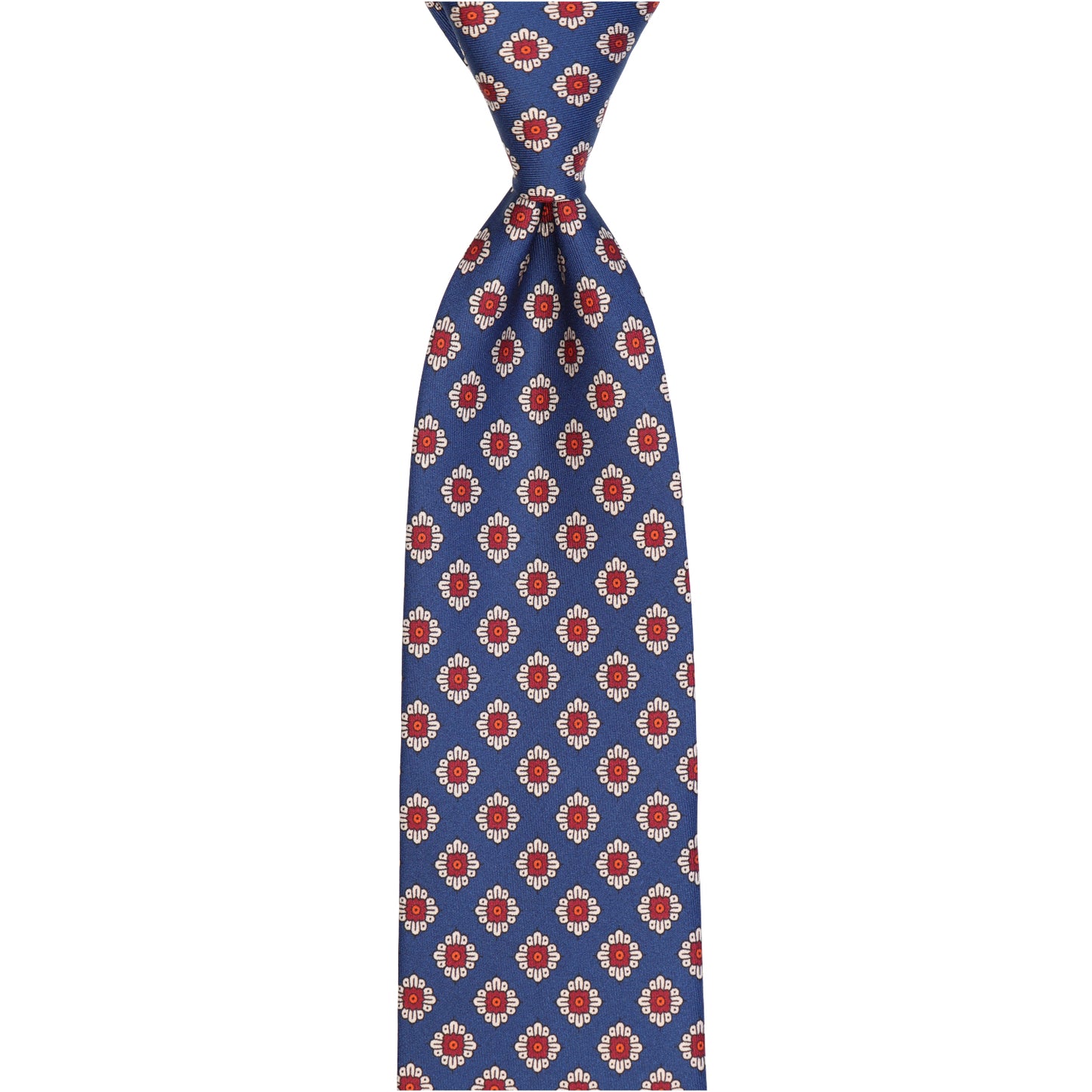 Symmetrisches Blütenmotiv maison Fiore -Blu inchiostro