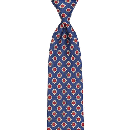 Symmetrisches Blütenmotiv maison Fiore -Blu inchiostro