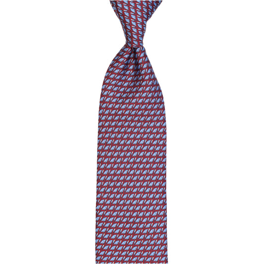 Ginko Motiv The Kyoto Pattern -  Bordeaux & azzurro