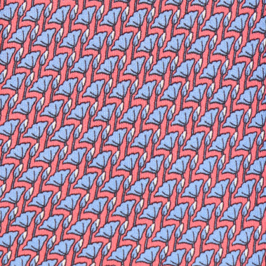 Ginko Motiv The Kyoto Pattern - Azzurro cielo & corallo