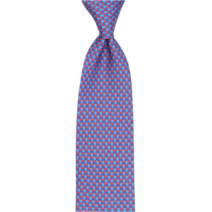 Ananas Motiv Tropical Elegance - Blu & rosso corallo