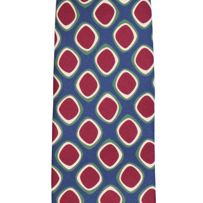 Quadro di seta - die Kunst präziser Eleganz -Blu reale con bordeaux