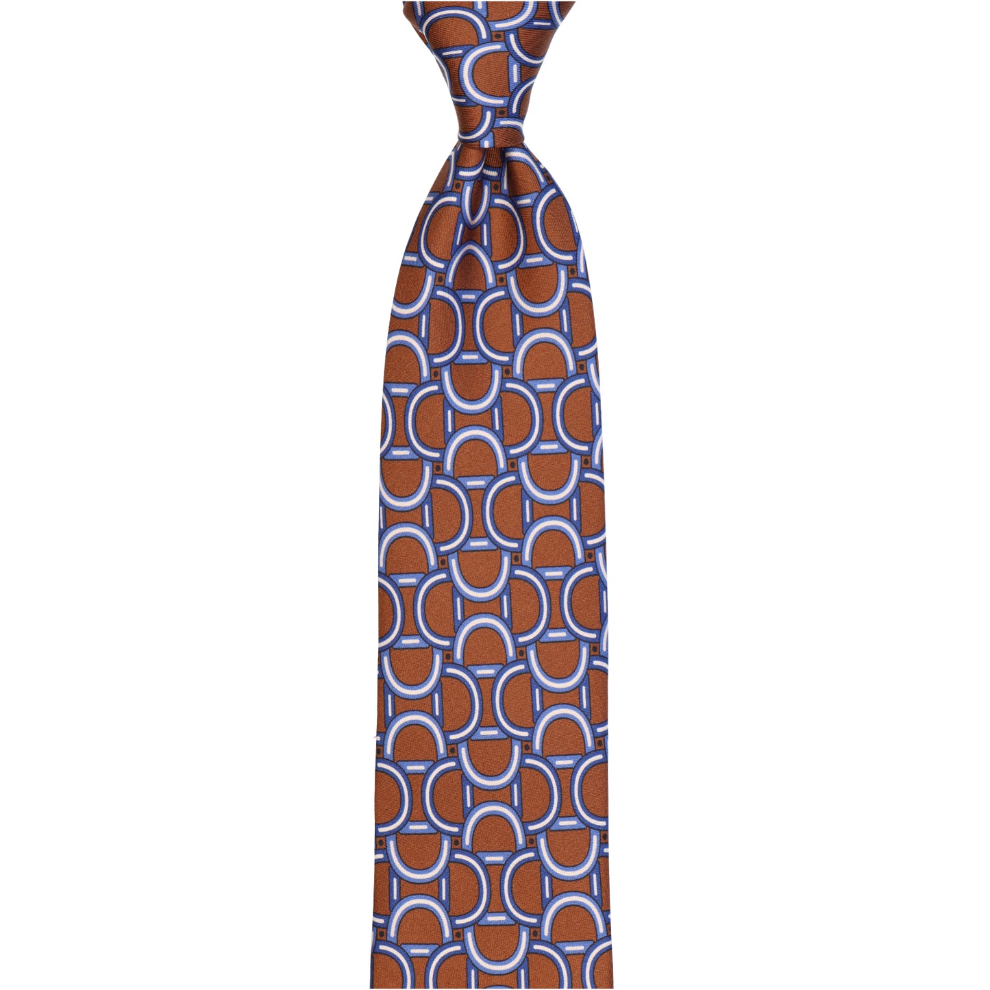 Krawatte - Arco sella – Eleganz der Form in Bewegung - Marrone cioccolato