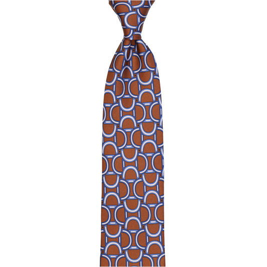 Krawatte - Arco sella – Eleganz der Form in Bewegung - Marrone cioccolato