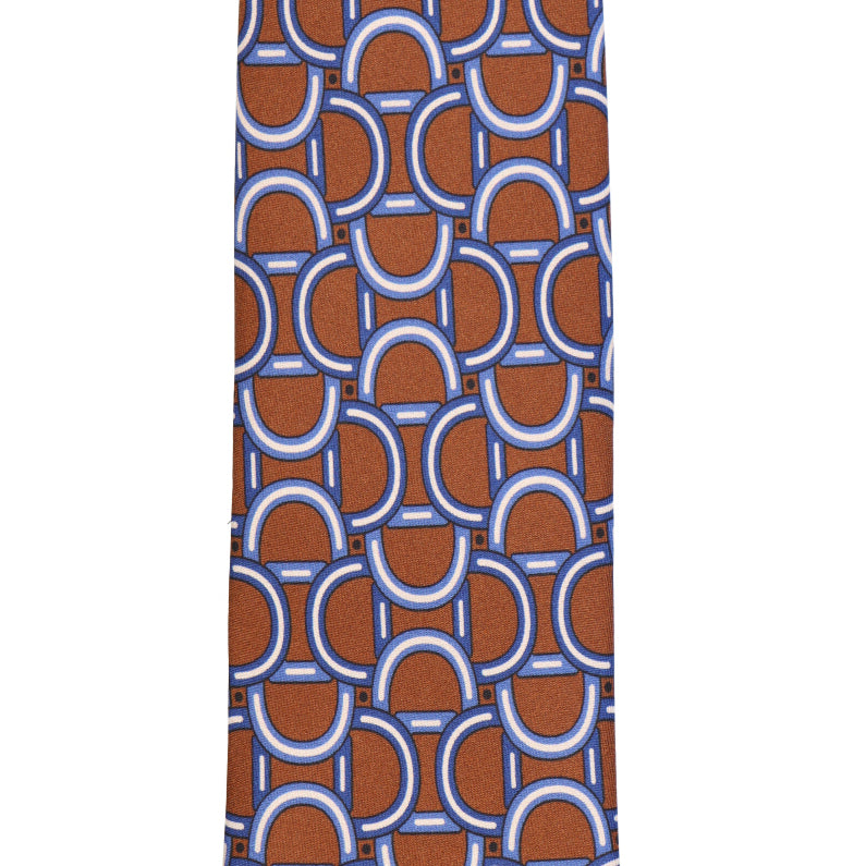 Krawatte - Arco sella – Eleganz der Form in Bewegung - Marrone cioccolato
