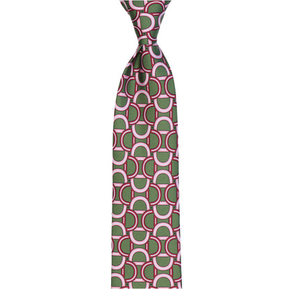 Arco sella – Eleganz der Form in Bewegung - Verde oliva con rosa