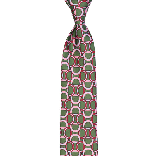 Arco sella – Eleganz der Form in Bewegung - Verde oliva con rosa