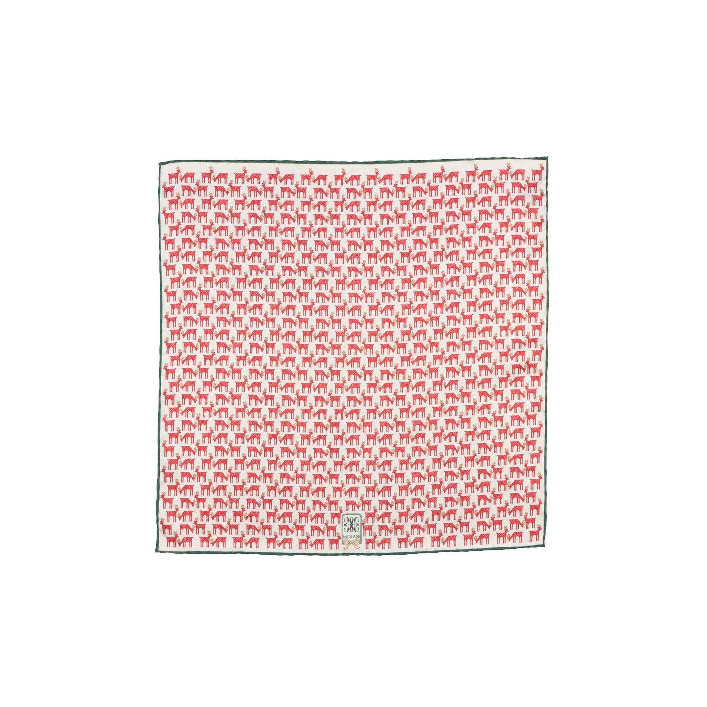 Pochette - Renna – Festliche Eleganz mit Rentier-Charme - Bianco crema